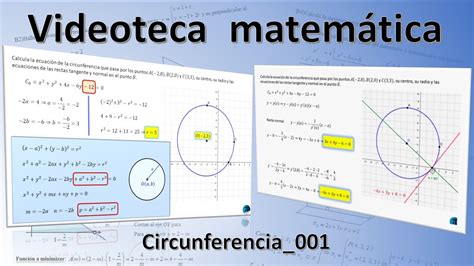 Circunferencia 001 Videoteca Matemática