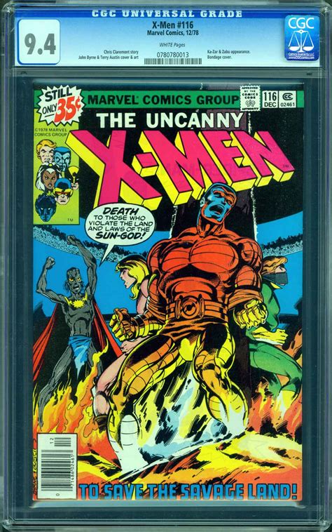 ComicConnect X MEN 1963 2011 116 CGC NM 9 4