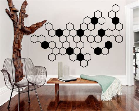 Honeycomb, Wall Decals, Hexagon, Vinyl Wall Decals, Geometric, Wall ...