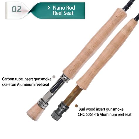 Maxcatch Nano Fly Fishing Rod 3 4 5 6 7 8WT 4pcs Fast Action IM12