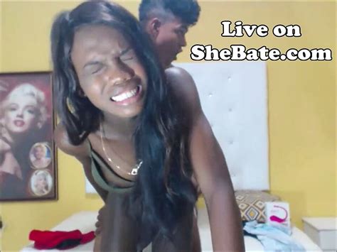 Ebony Tranny Getting Fucked By Her Latino BF Tranny Porn XHamster