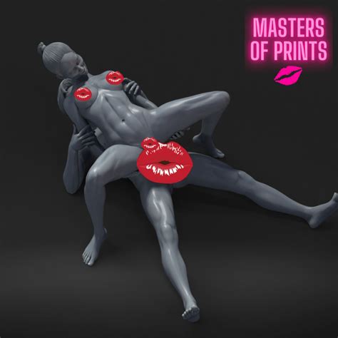 3D Printable Sex NSFW EROTIC MINIATURE 75 MM SCALE By Master