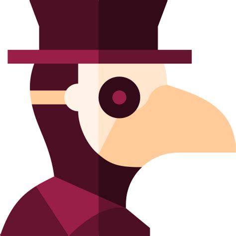 Plague Doctor Basic Straight Flat Icon