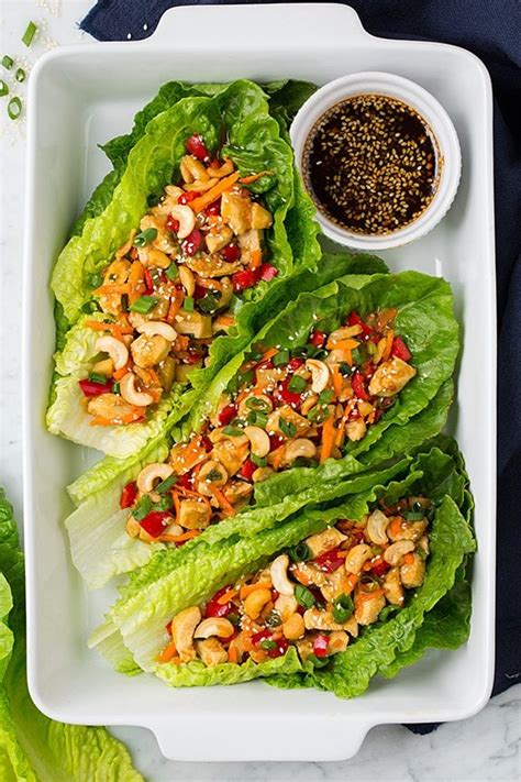 Teriyaki Chicken Lettuce Wraps - Cooking Classy