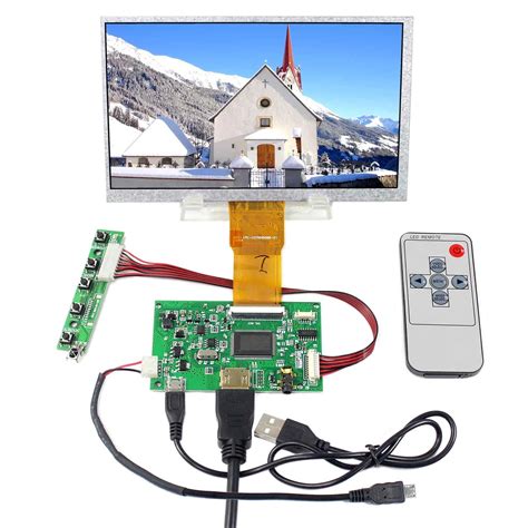 7 Inch 1024x600 Ips Tft Lcd Display Module With Hd Mi Lcd Board Work