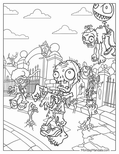 22 Plants Vs Zombies Coloring Faraifeionne