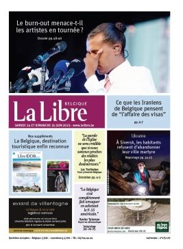 La Libre Belgique N Du Juin T L Charger Sur Ipad