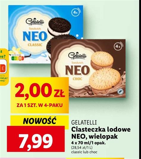 Lody Neo Classic Gelatelli Cena Promocje Opinie Sklep Blix Pl