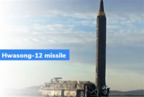 North Korea launched Hwasong-12 intermediate-range ballistic missile ...