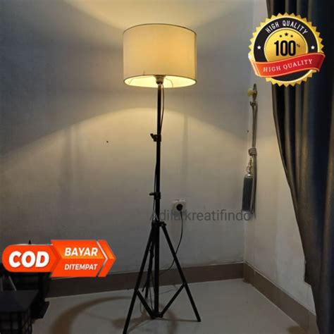 Jual Lampu Standing Lantai Tinggi 2 Meter Lampu Sudut Ruangan Tinggi