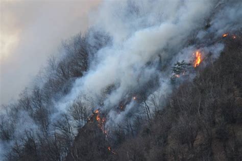 L Incendio Sopra Ganna Varesenews Foto