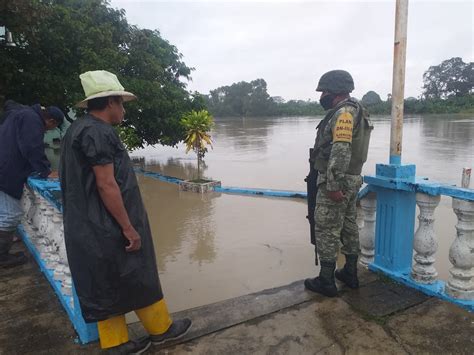 Revista Icono Nota Por Fuertes Lluvias Sedena Aplica Plan Dn Iii E