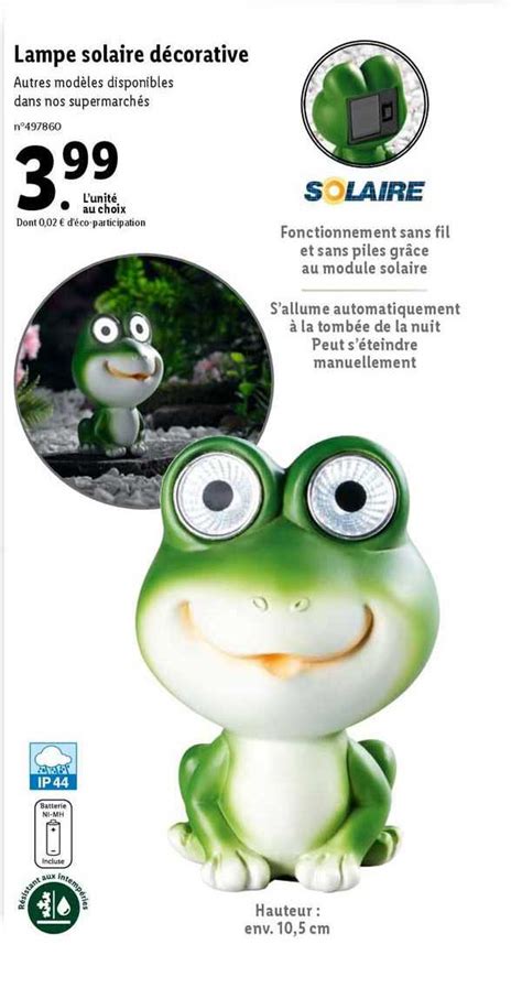 Promo Lampe Solaire Décorative chez Lidl iCatalogue fr