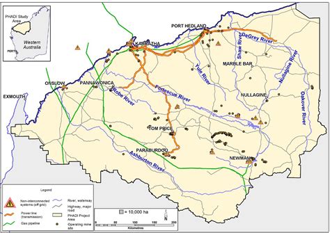 Pilbara Rail Map