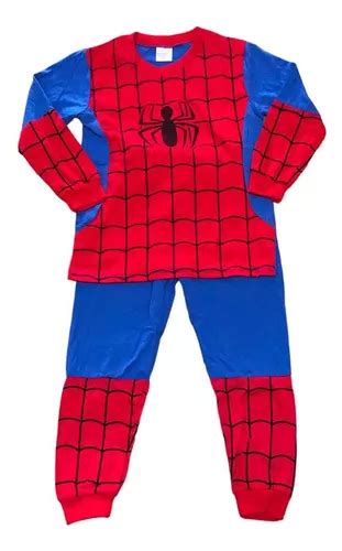 Pijama Manga Larga De Spiderman Para Ni Os De A Os