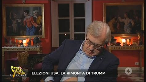 Elezioni Usa Vittorio Sgarbi Si Addormenta In Diretta Striscia La