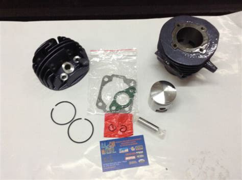 KIT MODIFICA GRUPPO TERMICO TESTA CILINDRO PISTONE D47 75cc VESPA