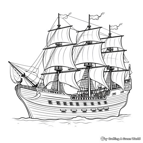 Peter Pan Pirate Ship Coloring Pages Coloring Pages