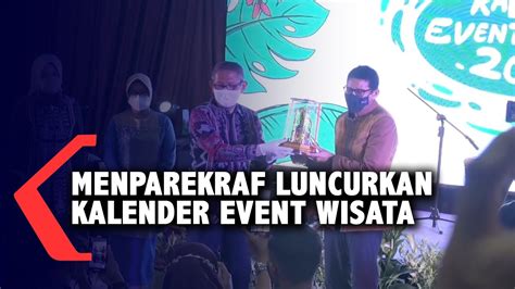 Luncurkan Kalender Event Wisata Kalbar Menparekraf Harap Jadi Momen