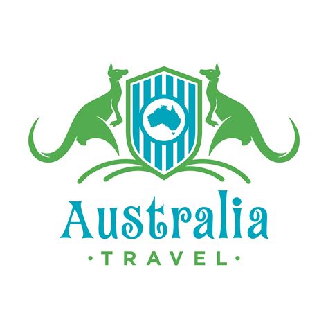 kangaroo animal shield logo design 4981155 Vector Art at Vecteezy