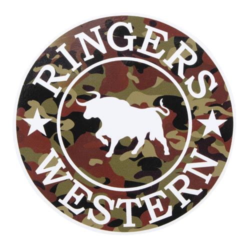 Ringers Western Camo Logo Sticker | Pakenham Western