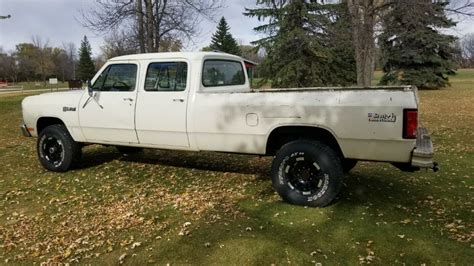 1985 Dodge W350 4x4 Cummins 5 Speed Crew Cab Rust Free Original Classic Dodge Ram 3500 1985