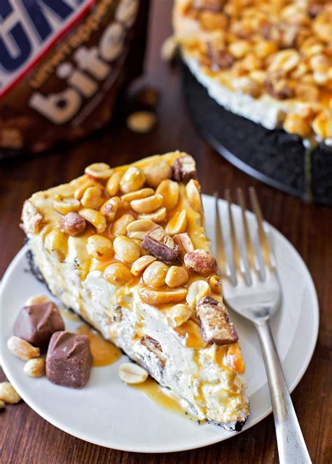 No Bake Snickers Cheesecake Easy Refreshing Lil Luna