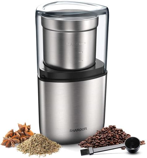 Shardor Electric Coffee Bean Grinder Spice Grinder Removable Bowl