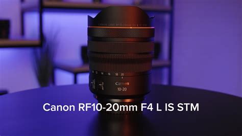 Introducing The Canon RF10 20mm F4 L IS STM Lens With Rudy Winston