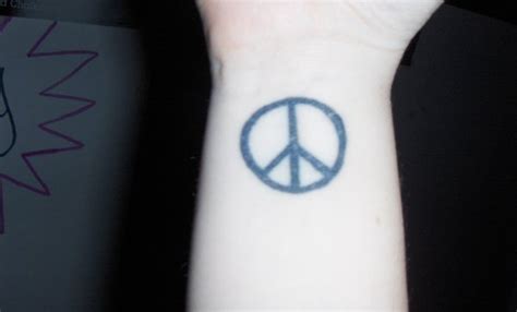 Attractive Peace Wrist Tattoos Wrist Tattoo Pictures