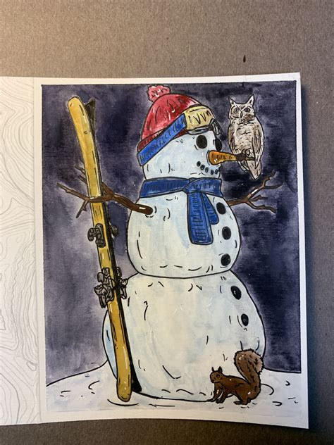 Paint Your Own Holiday Card