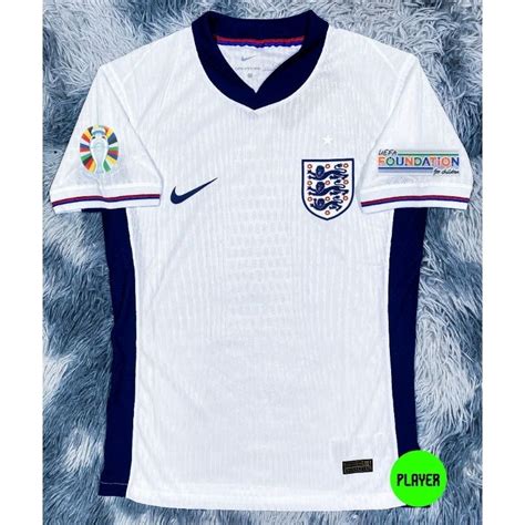 Jual JERSEY BOLA PLAYER ISSUE INGGRIS HOME FULL PATCH EURO 2024 TOP