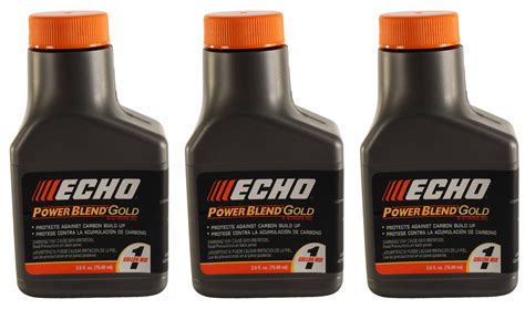 Echo Original Equipment 3-PACK PowerBlend Gold 2.6 Oz. 2-Stroke Engine ...