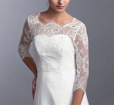 Long Sleeve Bridal Topper Lace Topper Bridal Lace Jacket Bridal Lace