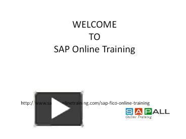 PPT SAP FICO Online Training Company 1 PowerPoint Presentation