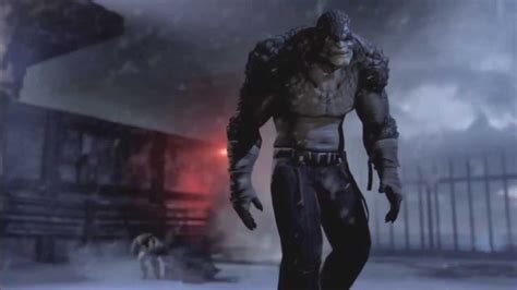 Batman Arkham Origins Killer Croc Boss Fight Youtube