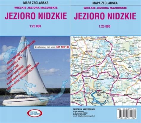 Jezioro Nidzkie Mazury Mapa Eglarska Lam Z Allegro Pl Raty