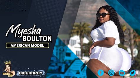 Curvy Plus Size Model Myesha Boulton New Model Height Weight And New