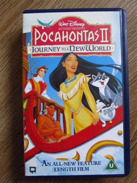 POCAHONTAS II JOURNEY To A New World Walt Disney VHS Video 12 00