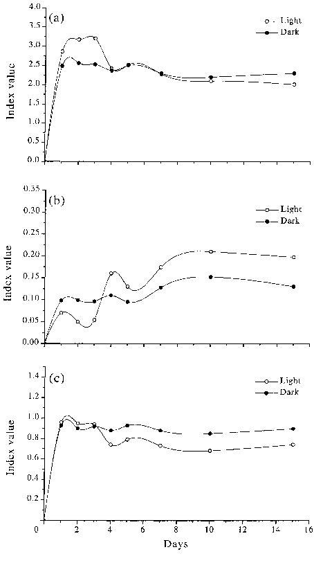 Shannon Diversity A Dominance B And Evenness C Indices For