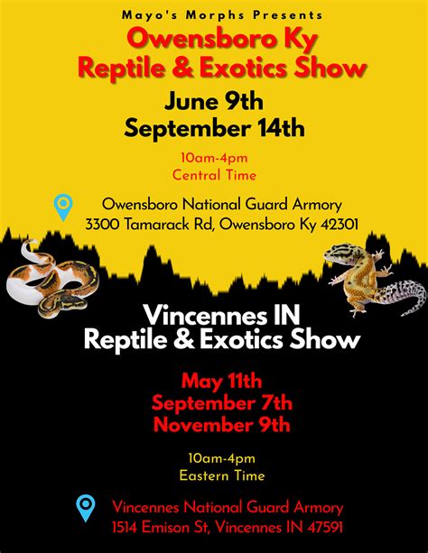 Dates, Tickets, and Information for the 2024 Hamburg Reptile Show 20