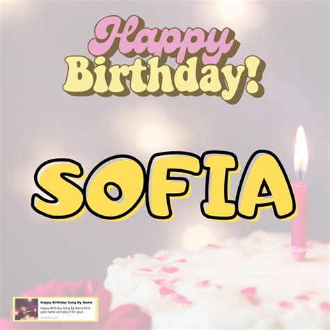 ‎Happy Birthday SOFIA Song - Single - Album by Happy Birthday Song By ...