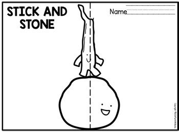 STICK AND STONE BOOKCRAFT By Fun With Books TPT