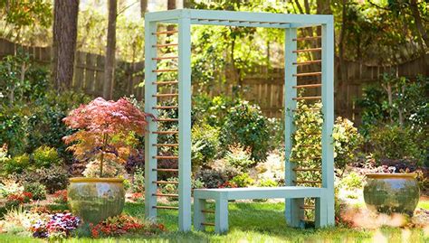 DIY Garden Arbor and Bench | Lowe’s