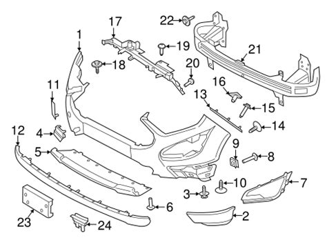 Bumper Components Front For Ford Ecosport Oem Ford Parts