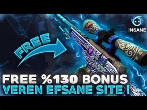 CS GO HERKESE BEDAVA 130 DEPOSİT BONUSU VEREN EFSANE SİTE İNSANE