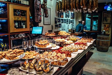 Tapas Bar In San Sebastian Editorial Photo Image Of Indoor