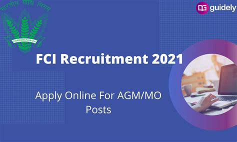 Fci Recruitment 2021 Notification Apply Online For Agm And Mo Posts