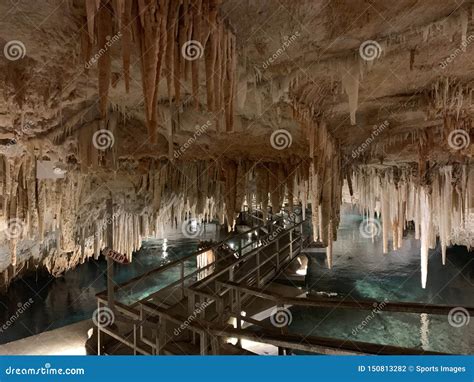 Gorgeous View Of Crystal Caves Of Bermuda Editorial Photography