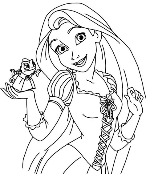 100 Desenhos Da Rapunzel Para Colorir E Imprimir